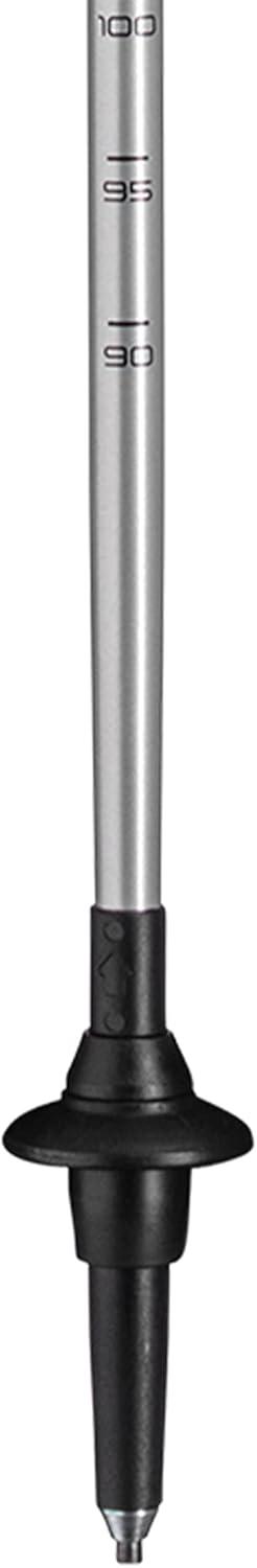 imageLEKI Traveller Alu Aluminum Adjustable Lightweight Trekking Poles for Hiking ampamp Nordic WalkingAnthraciteGrayRed