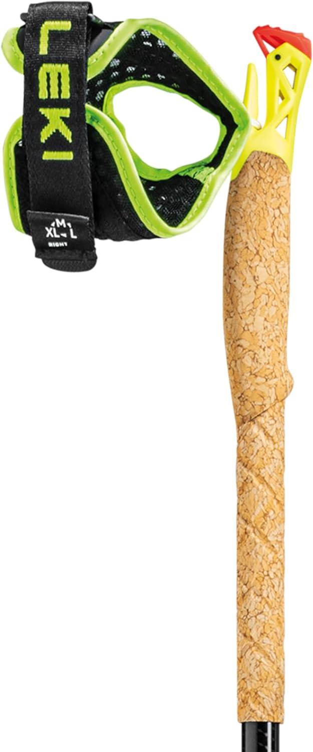 imageLEKI Ultratrail FXOne Trekking Poles Carbon Foldable Ultralight Poles for Hiking ampamp Trail RunningRedBlack