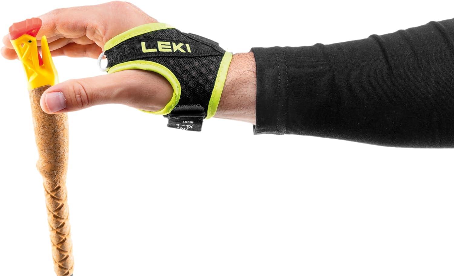 imageLEKI Ultratrail FXOne Trekking Poles Carbon Foldable Ultralight Poles for Hiking ampamp Trail RunningRedBlack