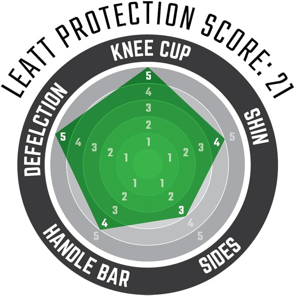 imageLeatt Knee Guard 3DF 60WHTBLK