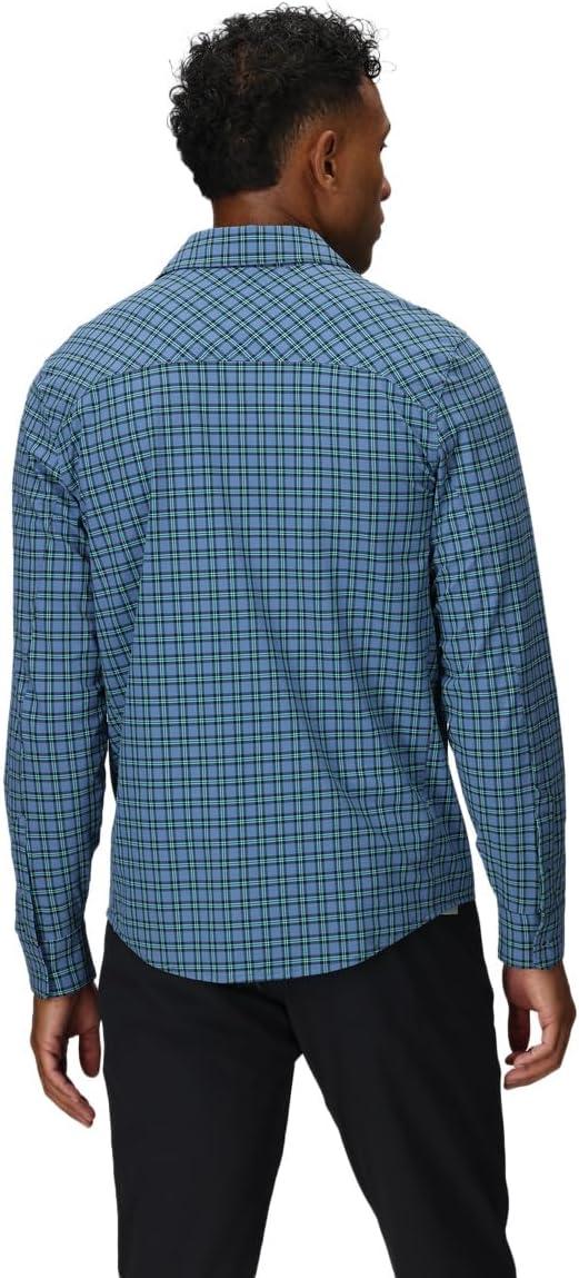 imageMens Astroman Long Sleeve Sun ShirtMaldives Plaid