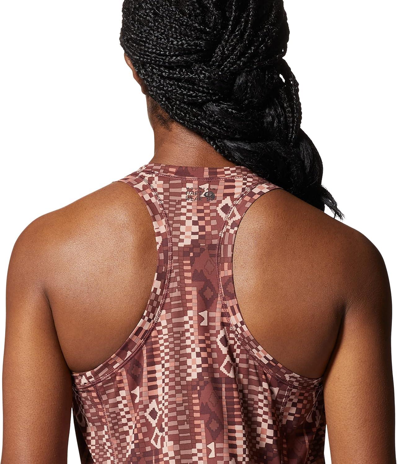 imageMountain Hardwear Womens Crater Lake TankWashed Raisin Geo Print