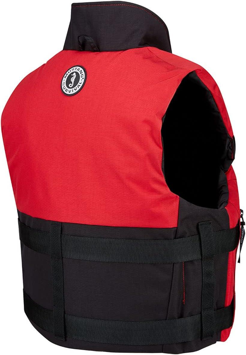 imageMustang Survival Accel 100 Fishing Foam Vest XLarge RedBlack