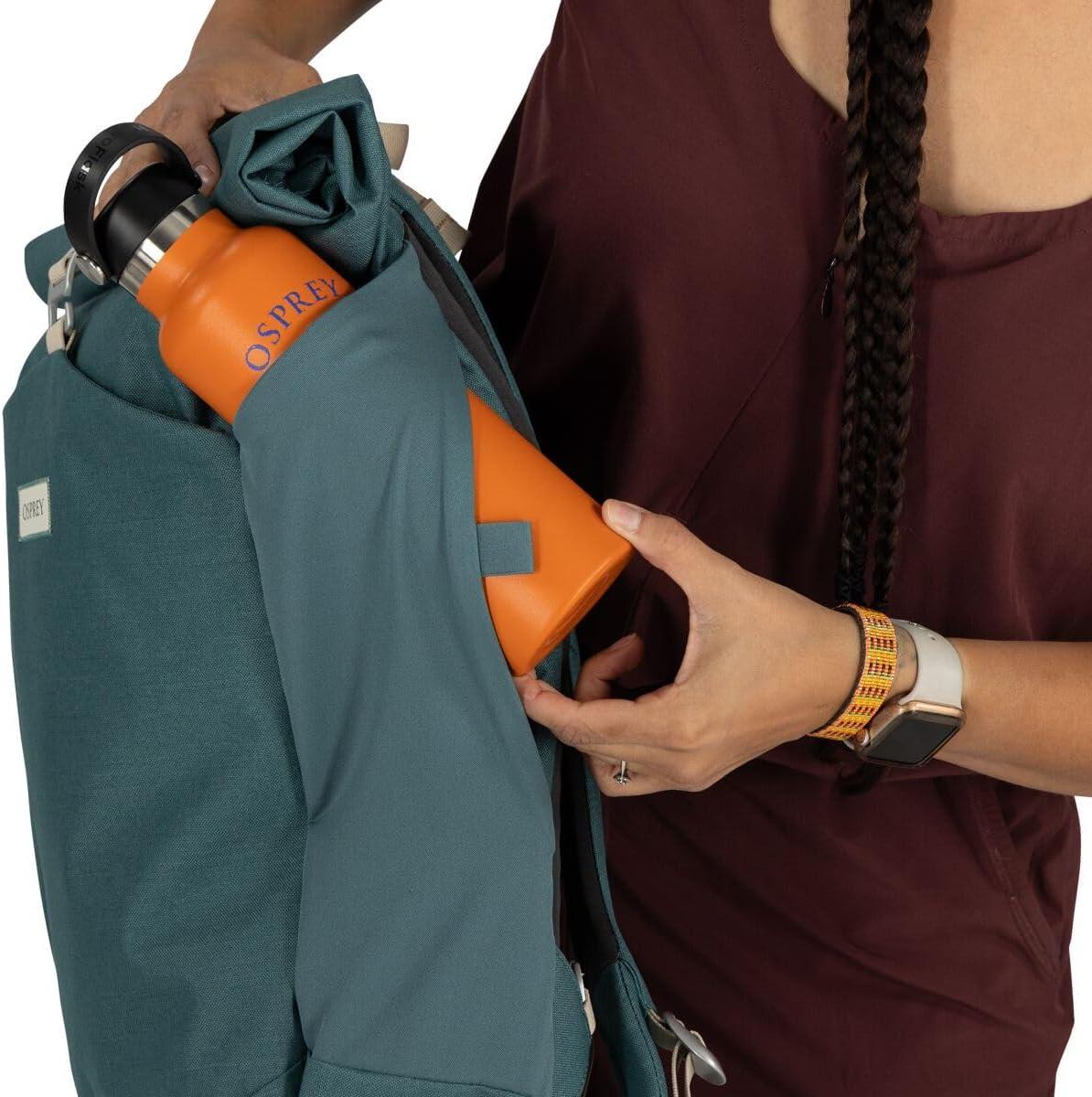 imageOsprey Arcane Roll Top Commuter Backpack BlackCascade Blue