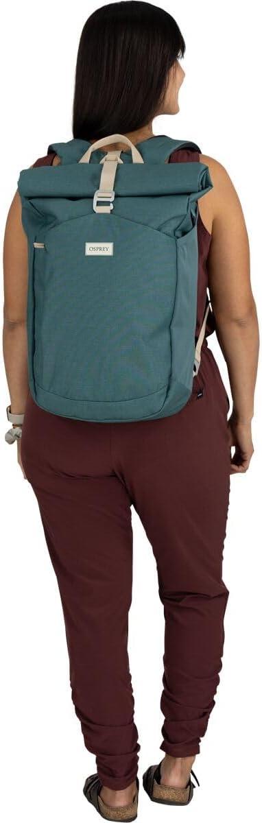 imageOsprey Arcane Roll Top Commuter Backpack BlackCascade Blue