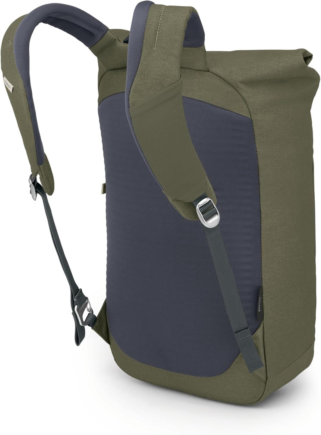 imageOsprey Arcane Roll Top Commuter Backpack BlackEarl Grey Heather