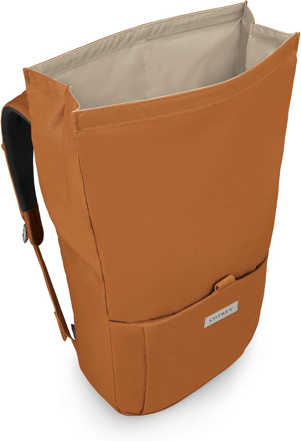 imageOsprey Arcane Roll Top Commuter Backpack BlackToffee Orange Heather