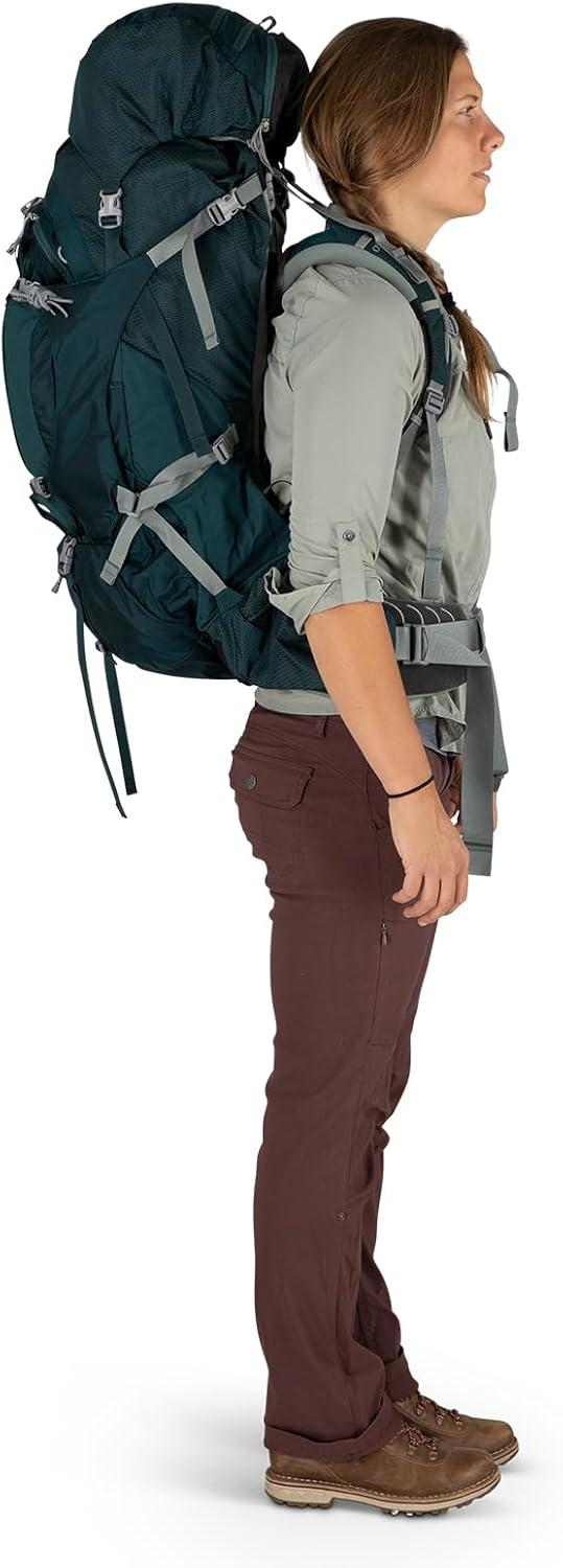 imageOsprey Ariel Plus 70 Womens Backpacking BackpackNight Jungle Blue