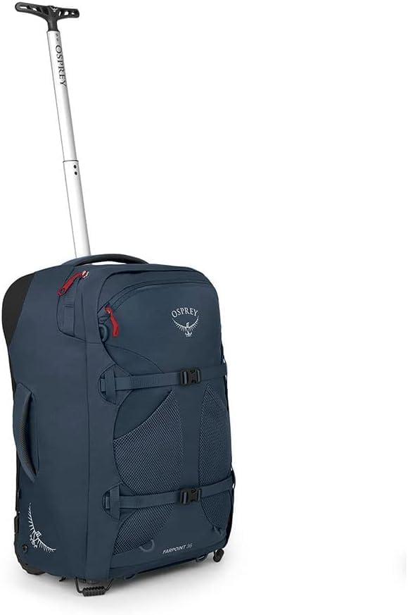 imageOsprey Farpoint Mens Wheeled Travel Pack 65L BlackMuted Space Blue