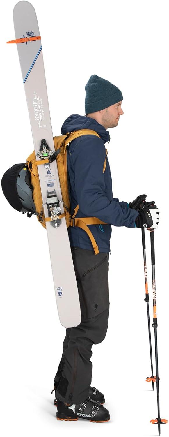 imageOsprey Soelden Pro 32L Mens Ski and Snowboard Backpack with E2 Airbag System Red MountainArtisan Yellow