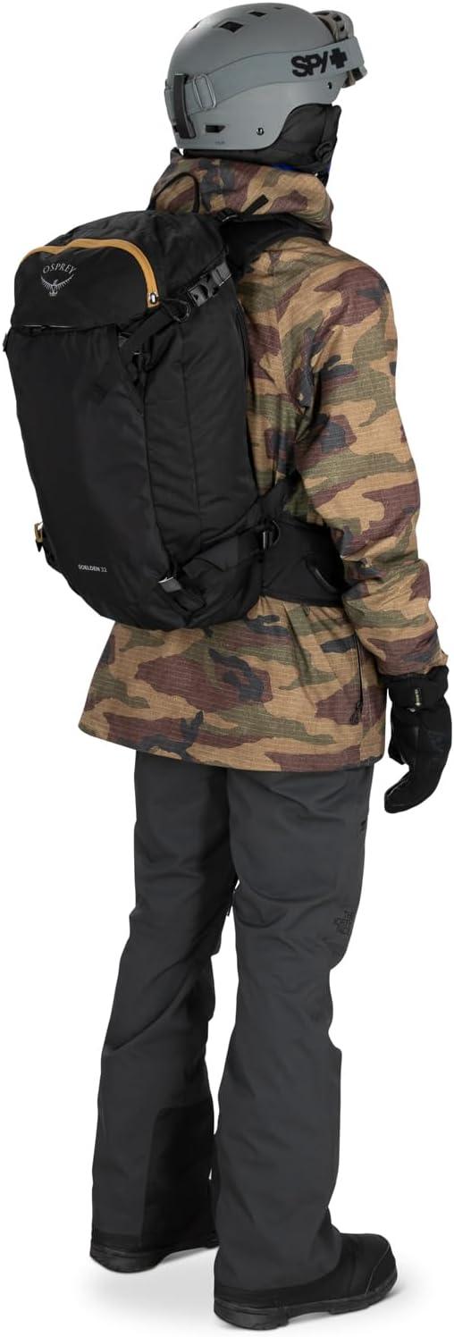 imageOsprey Soelden Pro 32L Mens Ski and Snowboard Backpack with E2 Airbag System Red MountainArtisan Yellow