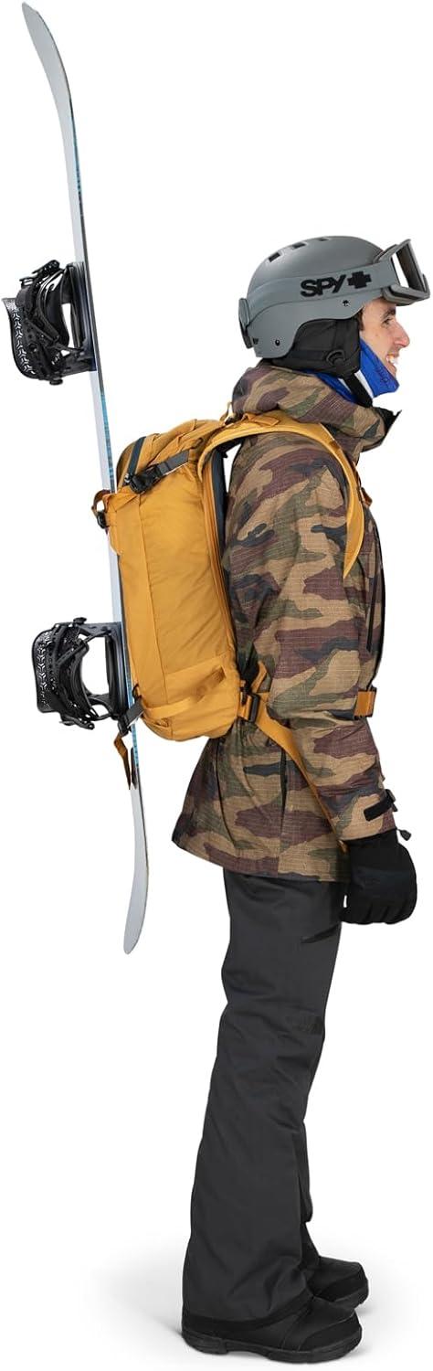 imageOsprey Soelden Pro 32L Mens Ski and Snowboard Backpack with E2 Airbag System Red MountainArtisan Yellow