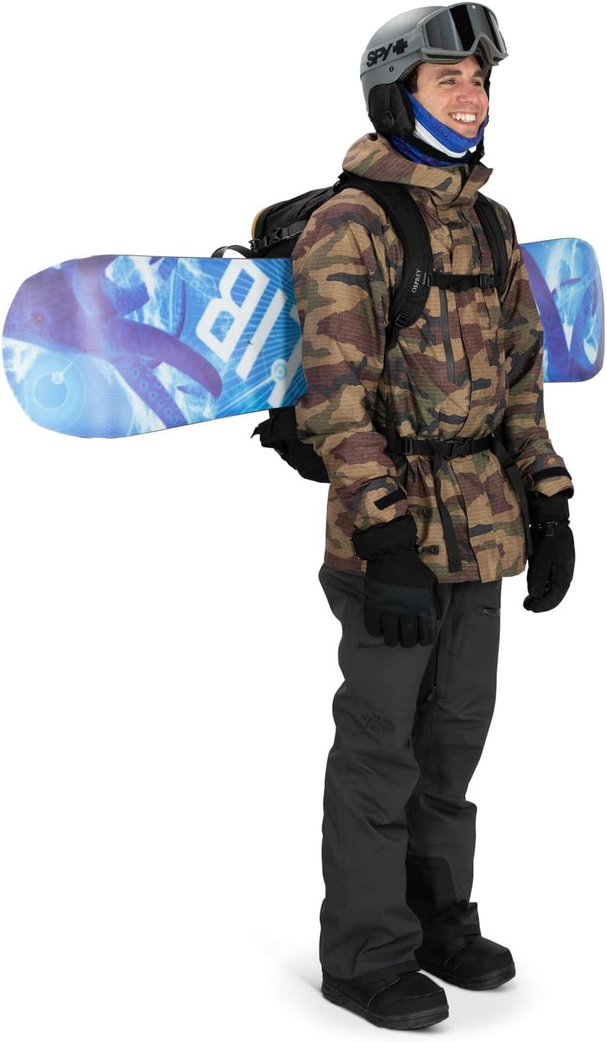 imageOsprey Soelden Pro 32L Mens Ski and Snowboard Backpack with E2 Airbag System Red MountainArtisan Yellow