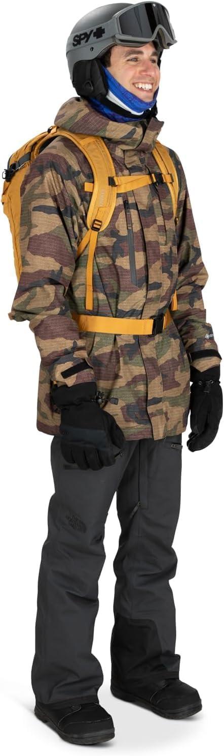 imageOsprey Soelden Pro 32L Mens Ski and Snowboard Backpack with E2 Airbag System Red MountainArtisan Yellow