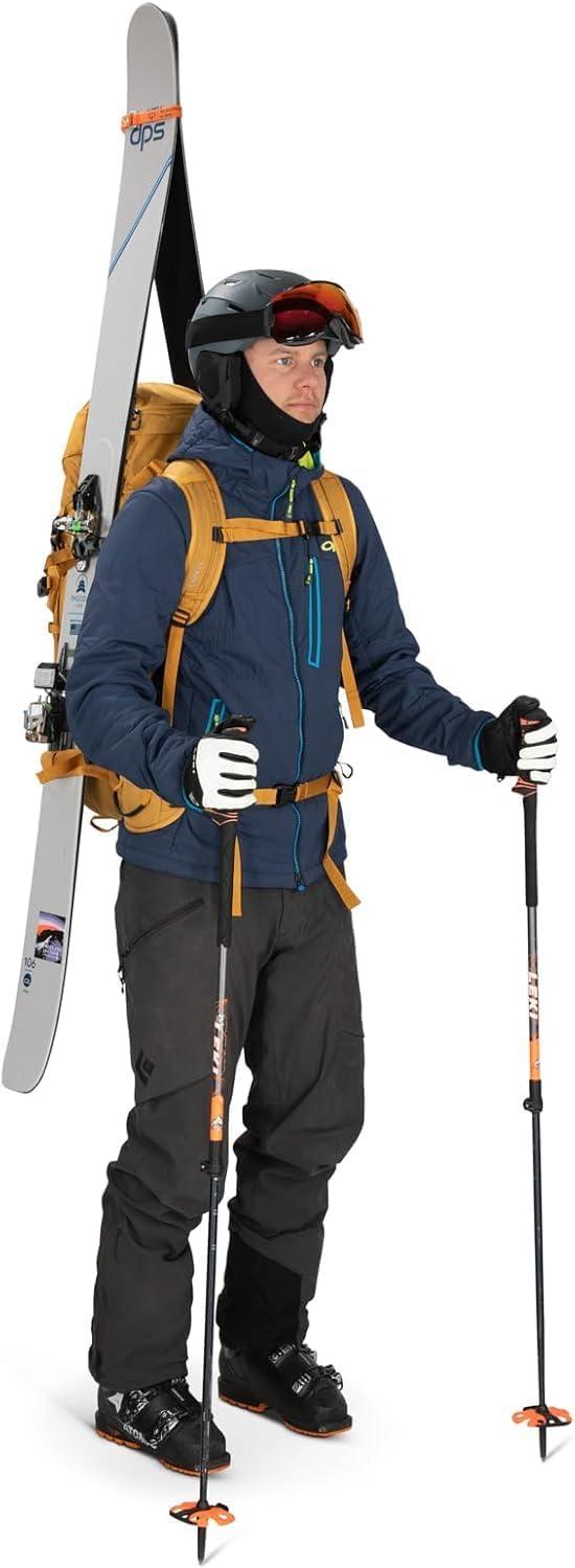 imageOsprey Soelden Pro 32L Mens Ski and Snowboard Backpack with E2 Airbag System Red MountainArtisan Yellow