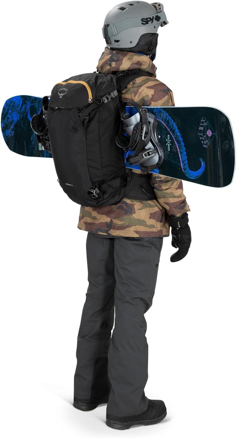 imageOsprey Soelden Pro 32L Mens Ski and Snowboard Backpack with E2 Airbag System Red MountainArtisan Yellow