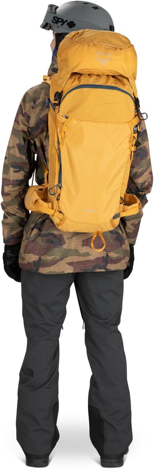 imageOsprey Soelden Pro 32L Mens Ski and Snowboard Backpack with E2 Airbag System Red MountainArtisan Yellow