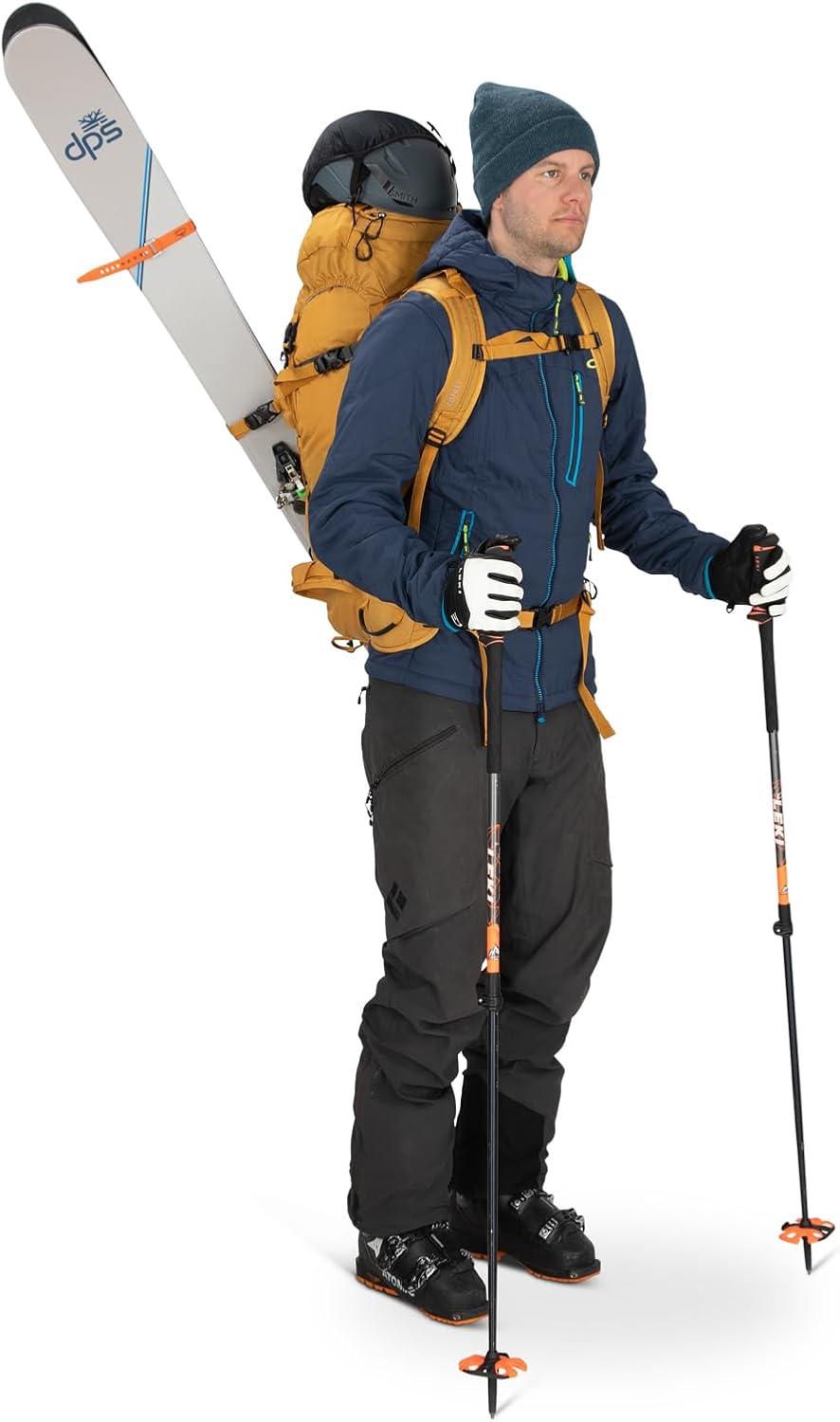 imageOsprey Soelden Pro 32L Mens Ski and Snowboard Backpack with E2 Airbag System Red MountainArtisan Yellow