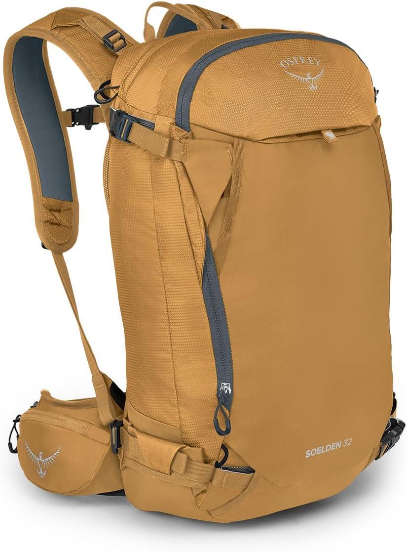 imageOsprey Soelden Pro 32L Mens Ski and Snowboard Backpack with E2 Airbag System Red MountainArtisan Yellow