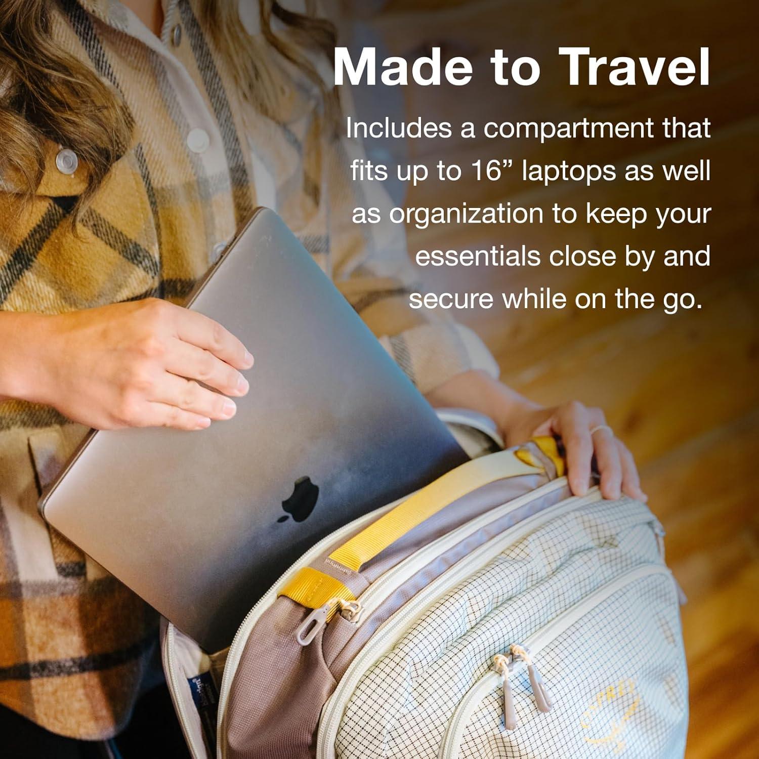 imageOsprey Transporter 44L Travel Pack Raven BlackBlue FlameNocturnal Blue