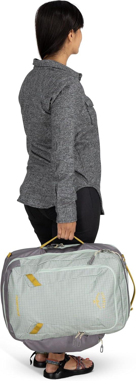 imageOsprey Transporter 44L Travel Pack Raven BlackEuphoria Purple