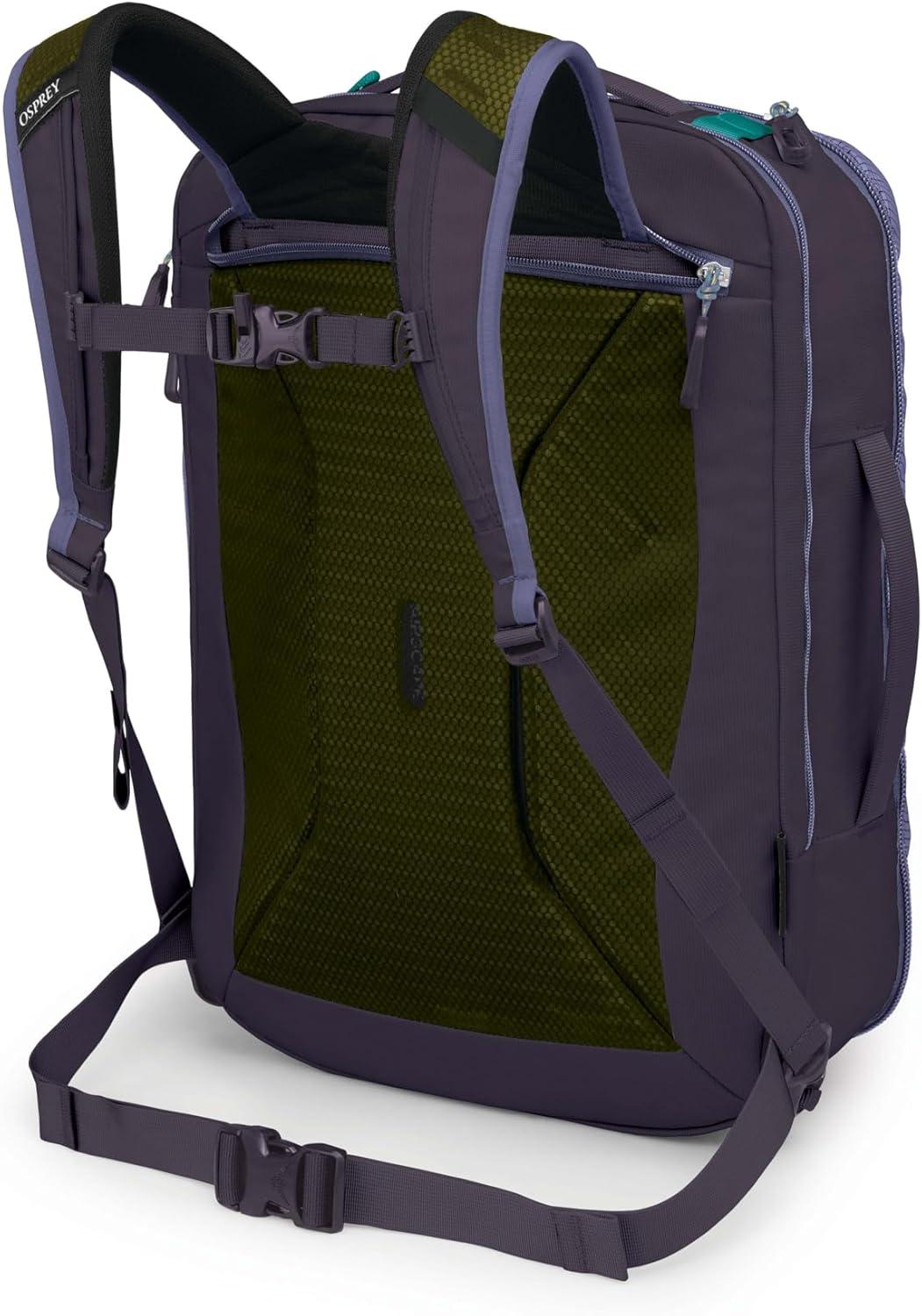 imageOsprey Transporter 44L Travel Pack Raven BlackEuphoria Purple