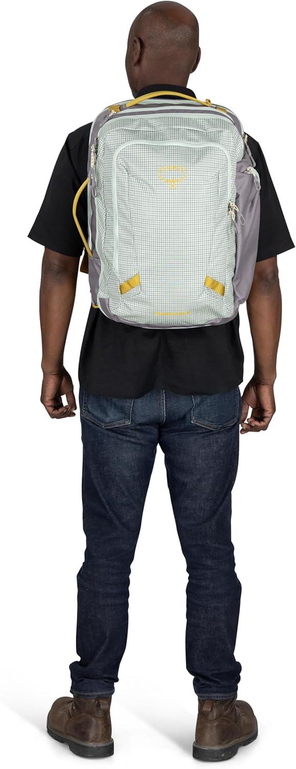 imageOsprey Transporter 44L Travel Pack Raven BlackFrosty MintSoundwave Grey