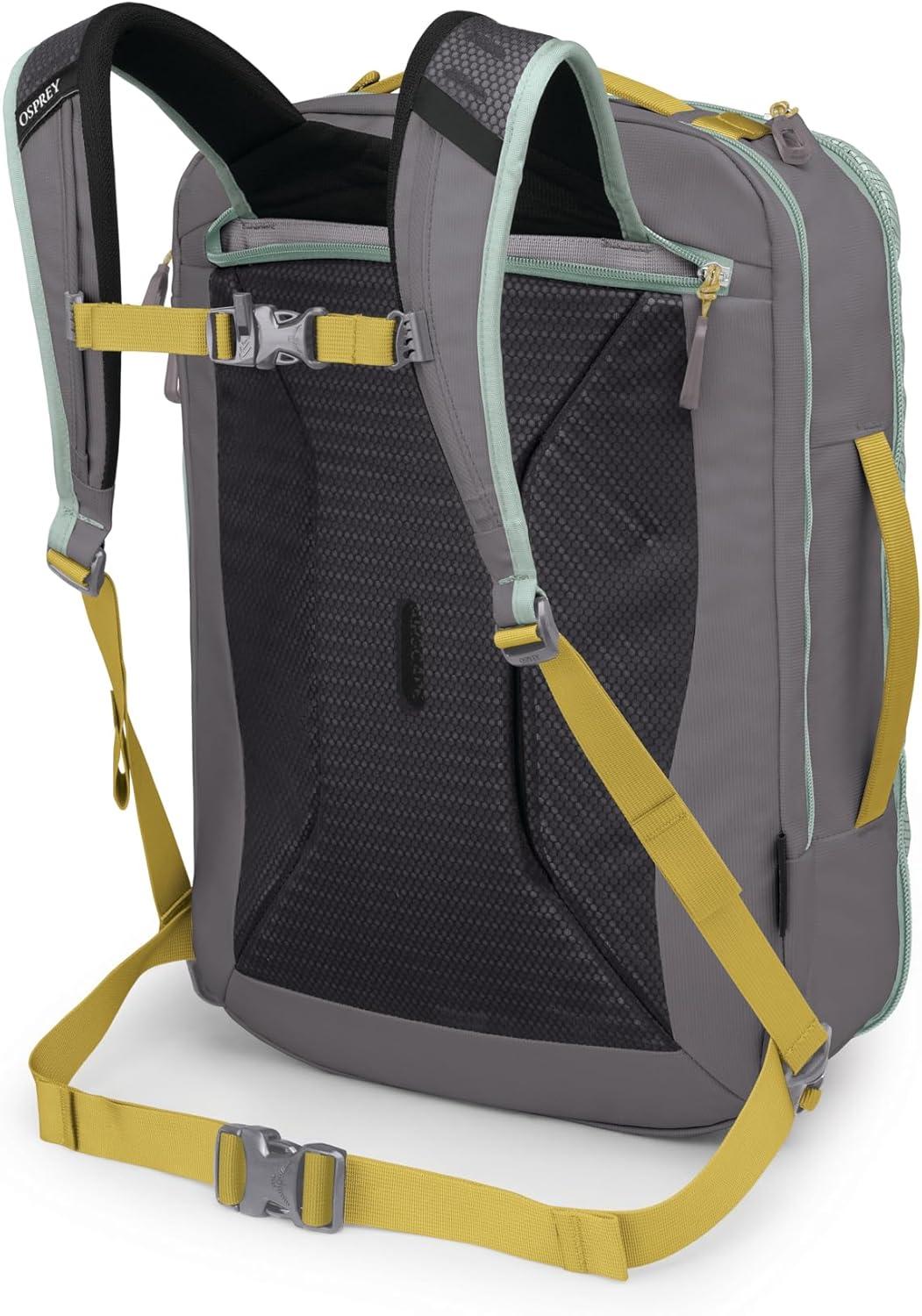imageOsprey Transporter 44L Travel Pack Raven BlackFrosty MintSoundwave Grey