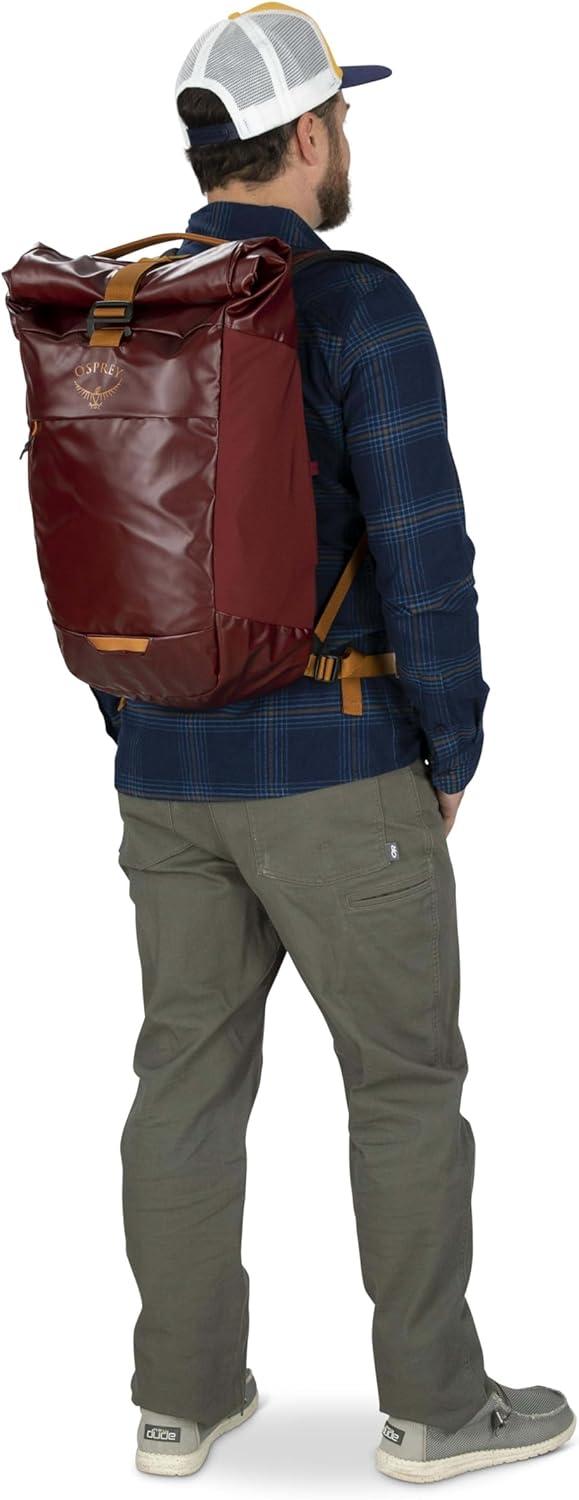 imageOsprey Transporter Roll Top Laptop Backpack Red MountainVenturi Blue