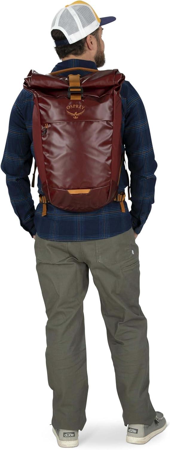 imageOsprey Transporter Roll Top Laptop Backpack Red MountainVenturi Blue