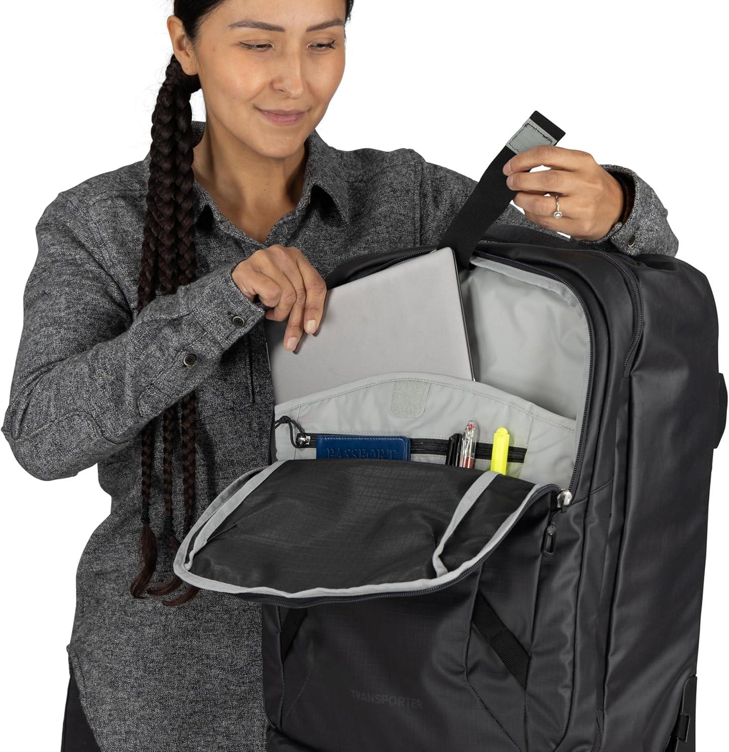 imageOsprey Transporter Wheeled CarryOn Blue FlameNocturnal BlueBlue FlameNocturnal Blue