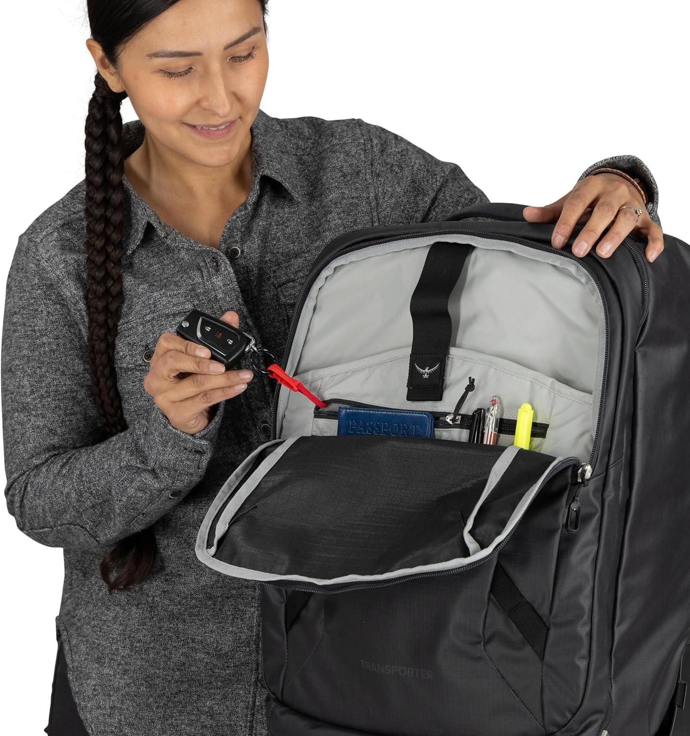 imageOsprey Transporter Wheeled CarryOn Blue FlameNocturnal BlueBlue FlameNocturnal Blue