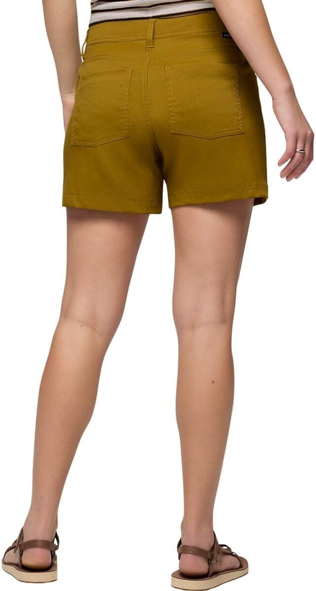 imagePrana Womens Stretch Zion Halle Short Retro Olive 4 Inseam 5
