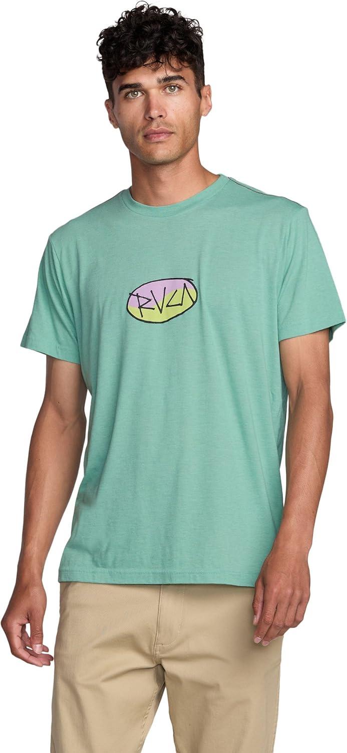 imageRVCA Mens Balance Box Short Sleeve TeeBottle Green