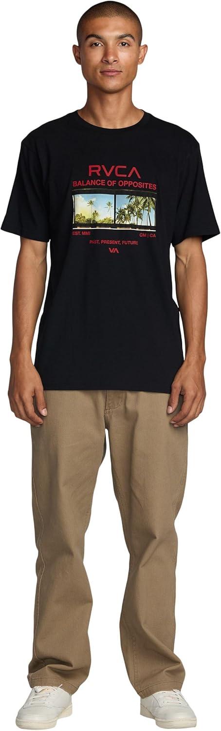 imageRVCA Mens Balance Box Short Sleeve TeeContact Black