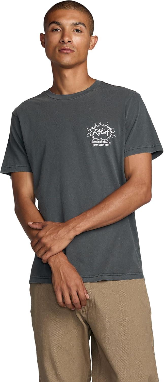 imageRVCA Mens Balance Box Short Sleeve TeeRvca Demo Pirate Black