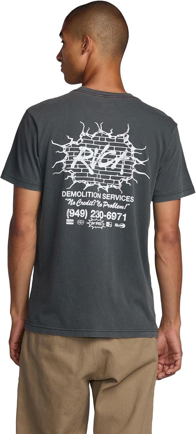 imageRVCA Mens Balance Box Short Sleeve TeeRvca Demo Pirate Black