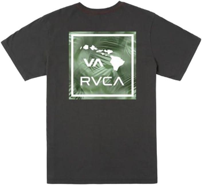imageRVCA Mens Balance Box Short Sleeve TeeVa Atw Palm Pirate Black