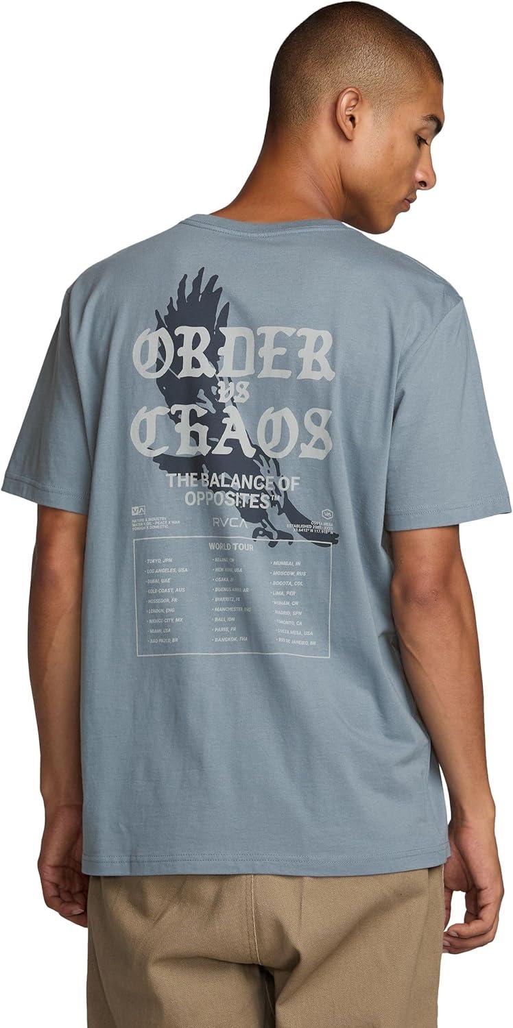imageRVCA Mens Balance Box Short Sleeve TeeVintage Navy