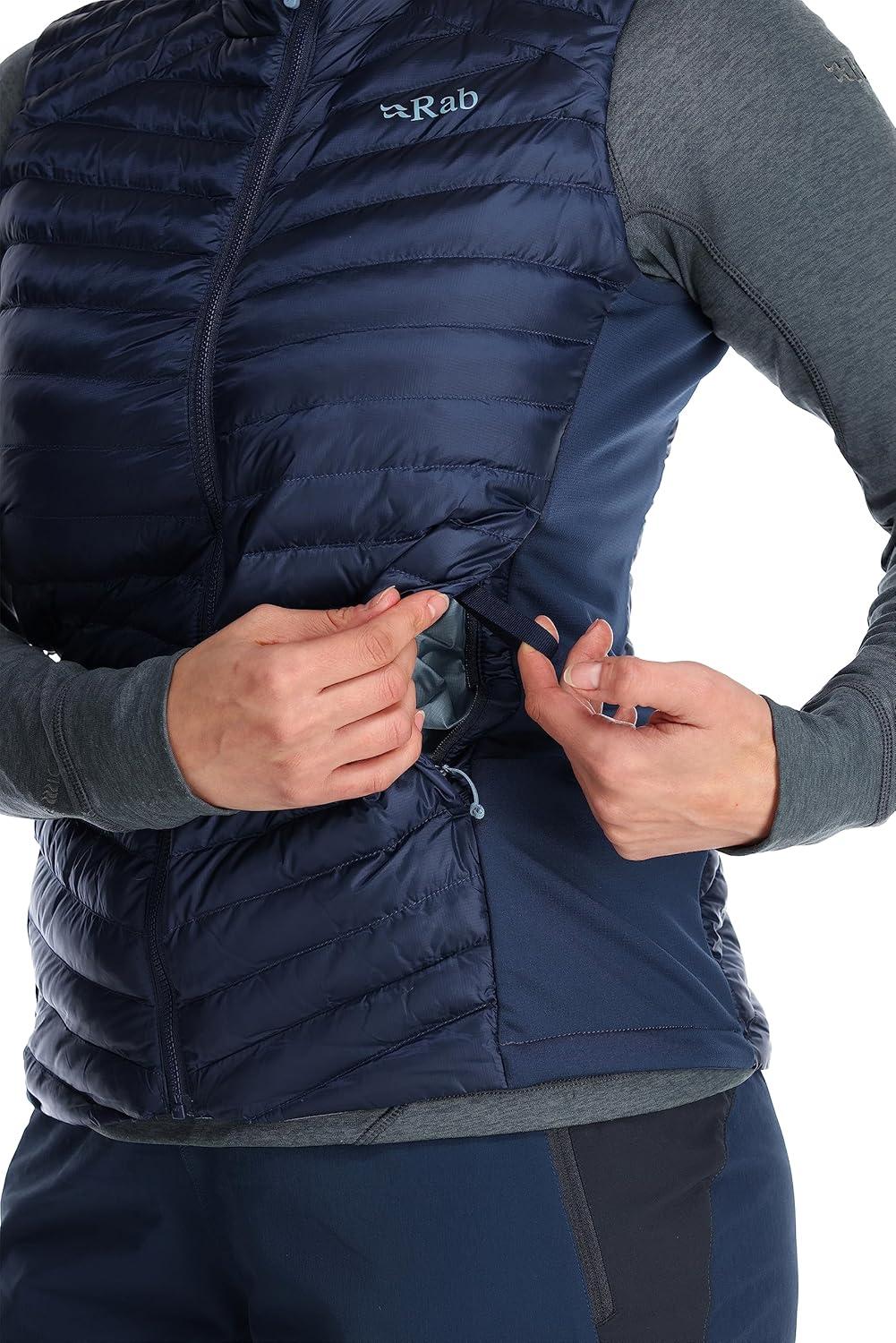 imageRab Womens Cirrus Flex 20 Synthetic Insulated Windproof WaterResistant Vest for Hiking Climbing and SkiingDeep Ink