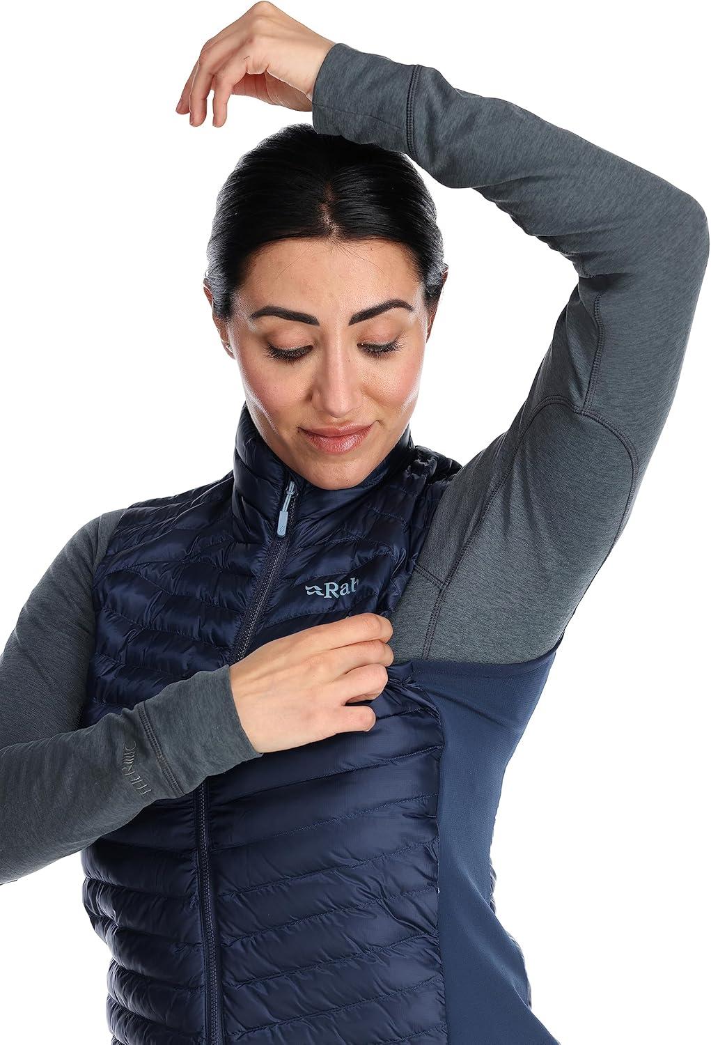 imageRab Womens Cirrus Flex 20 Synthetic Insulated Windproof WaterResistant Vest for Hiking Climbing and SkiingDeep Ink