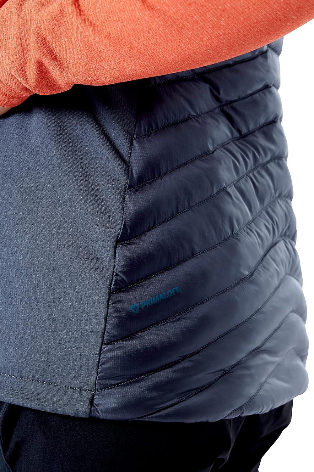 imageRab Womens Cirrus Flex 20 Synthetic Insulated Windproof WaterResistant Vest for Hiking Climbing and SkiingSteel