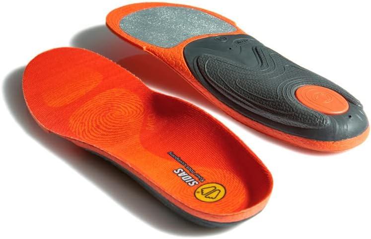 imageSidas Unisex Winter 3Feet Insulated Cushioned Skiing Insoles with EVA Pad for Arch Support HighArched Feet Medium 3941 OrangeXLarge 4547