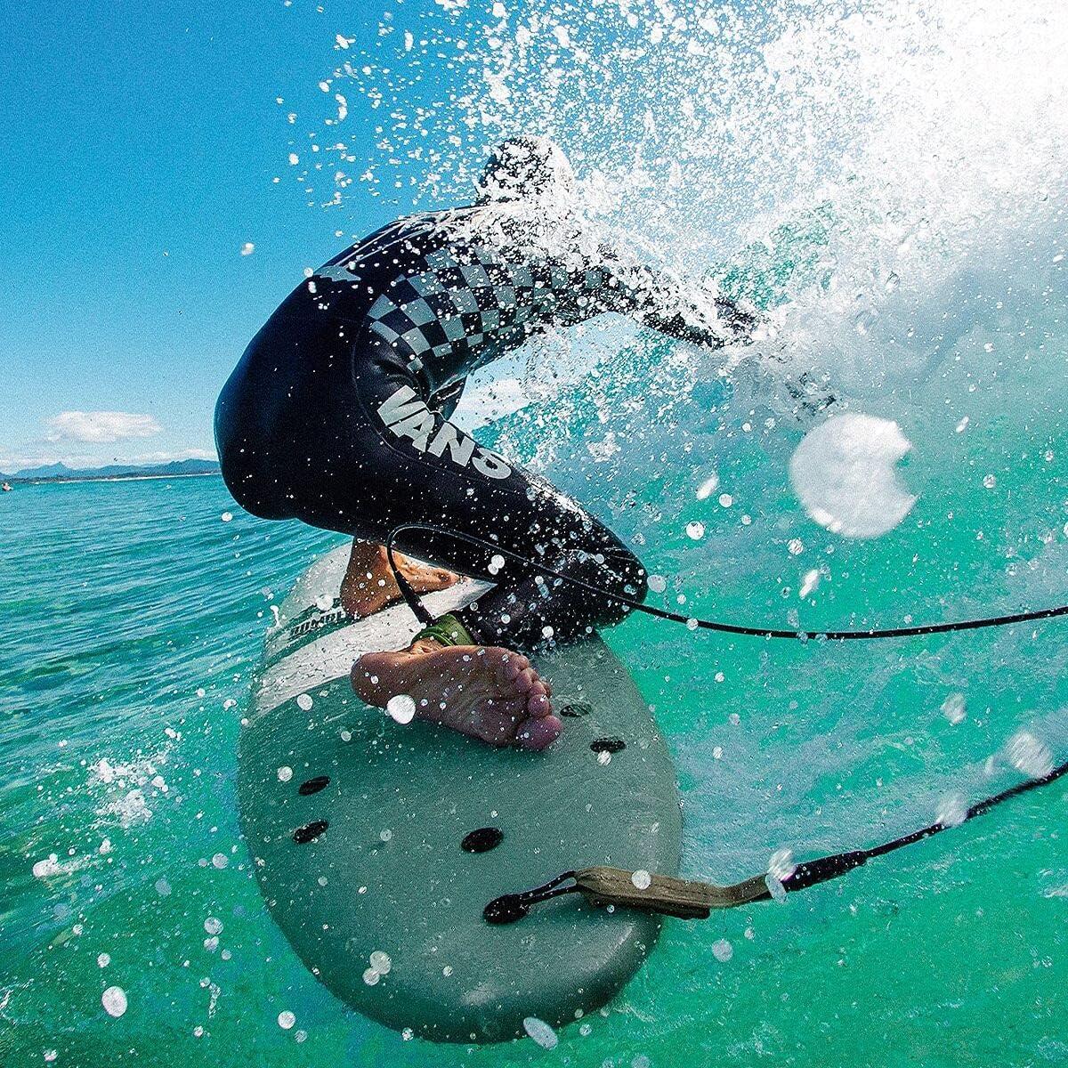 imageSoftech Bomber Surfboard Smoke GreenWhite 6ft 4in
