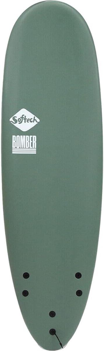 imageSoftech Bomber Surfboard Smoke GreenWhite 6ft 4in