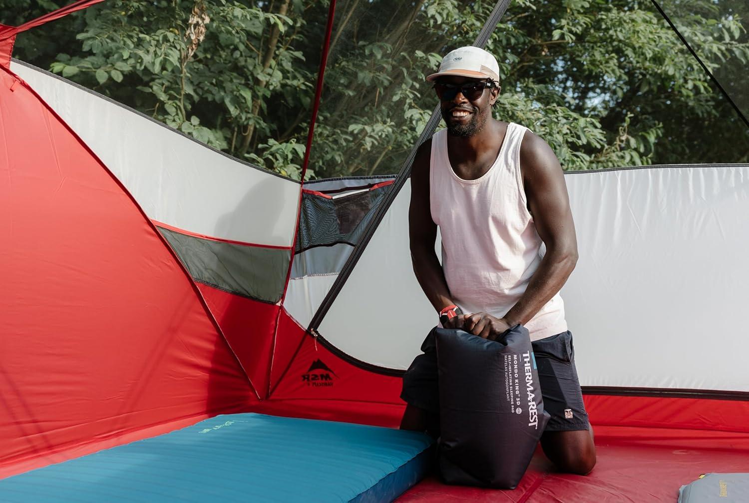 imageThermaRest MondoKing 3D SelfInflating Camping Sleeping PadXXLarge 80 x 30 Inches