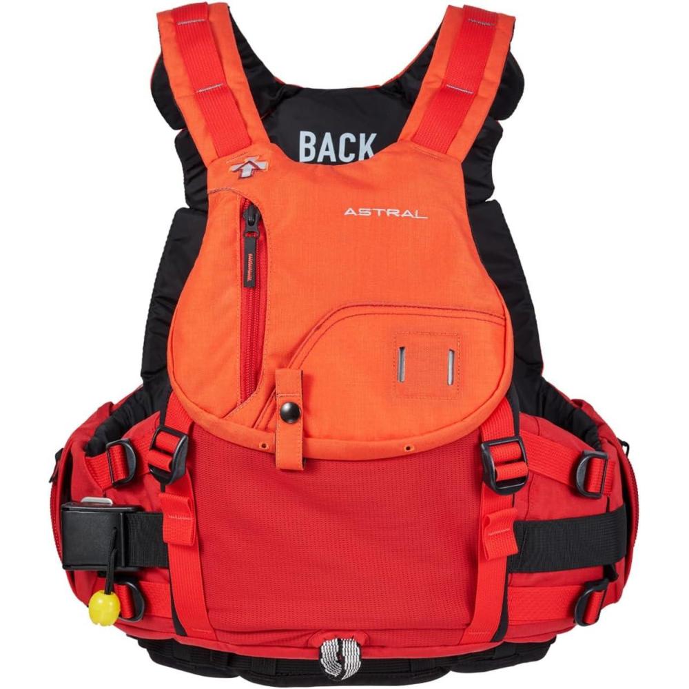 imageAstral Indus Life Jacket HighFloat USCG Type V PFD Adult Life Vest for Swiftwater Rescue SUP ampamp WhitewaterRed Orange