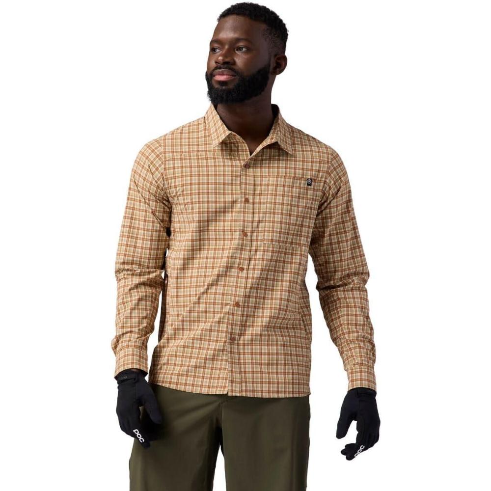 imageBackcountry Slickrock LongSleeve ButtonUp Jersey  MensStarfish Dropout Plaid