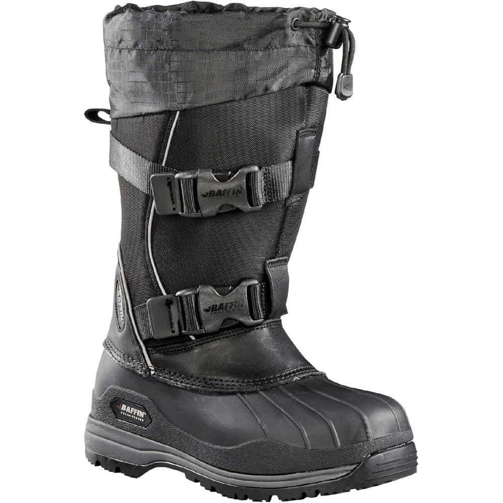 imageBaffin Impact Womens Boots Calf Height Available in Black for SnowCovered terrain Snowshoe CompatibleBlack