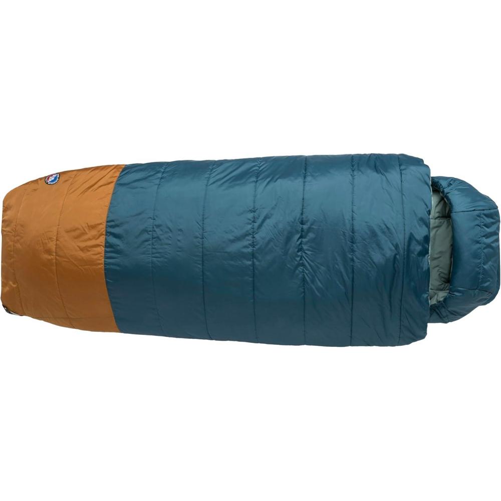 imageBig Agnes Echo Park Sleeping Bag  Extra Roomy Deluxe Comfort 02535  Padlok Sleep System for Sleeping Pad AttachmentTapestryBrown Sugar